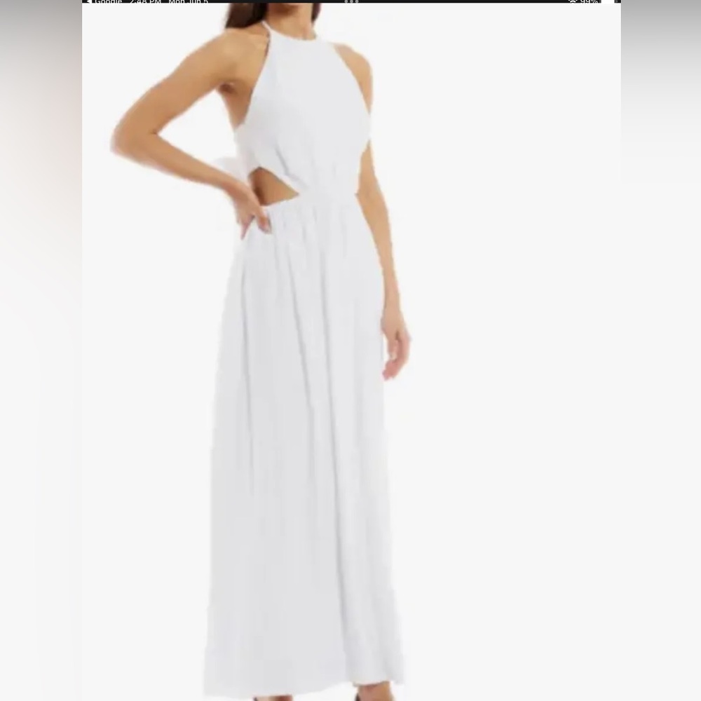 Gianni Bini Trina Cutout Halter Maxi Dress